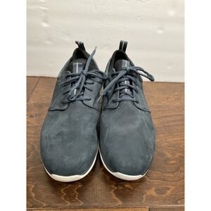 Mens Johnson & Murphy XC4 Prentiss Plain Toe 25-2949 Navy Blue‎ Sheepskin 11XW